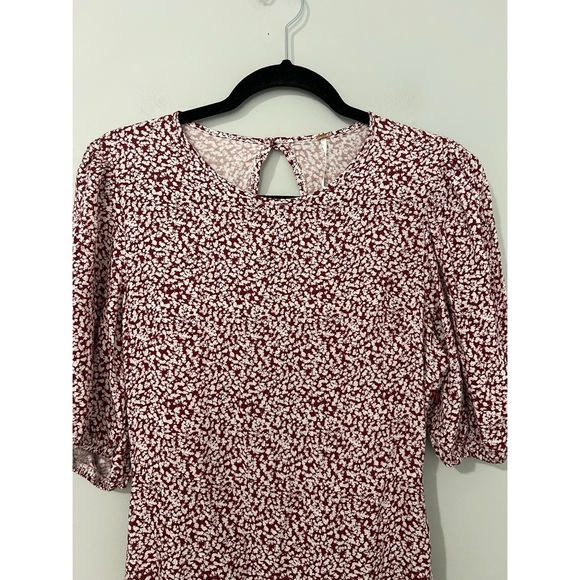 Free People Dancing In The Dark Dress Women’s Small Red White - Picture 5 of 14